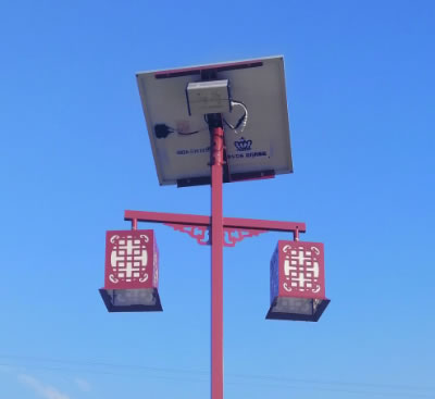 Tourism landscape lamp